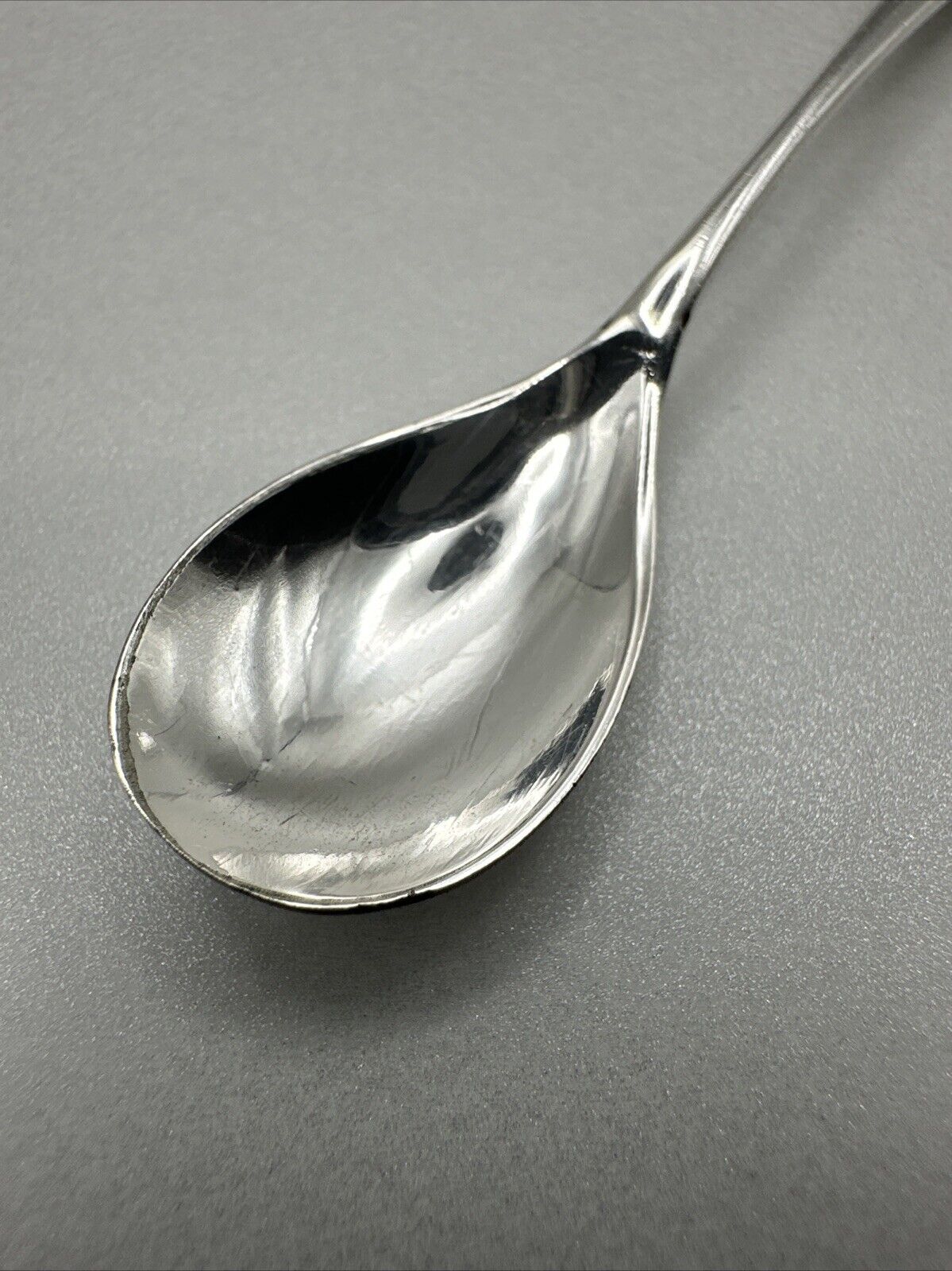 Antique Silver Plated Mustard Spoon - James Dixon & Sons