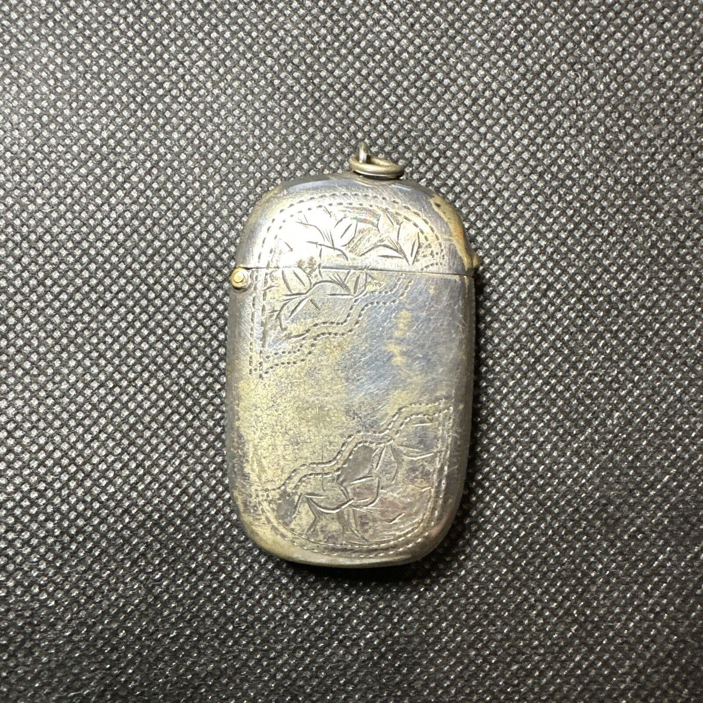 Antique Silver Plate Vesta Case - EPNS