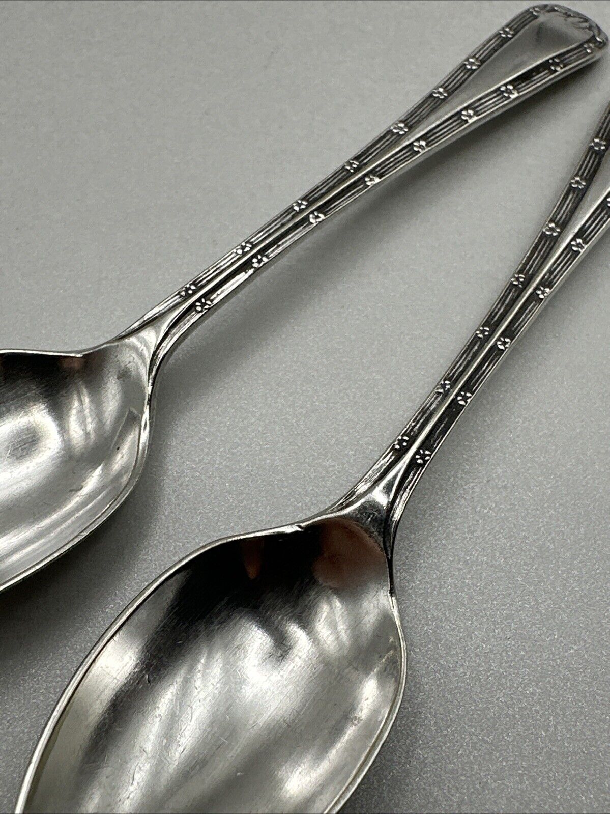 Pair of Antique Silver Plated Spoons