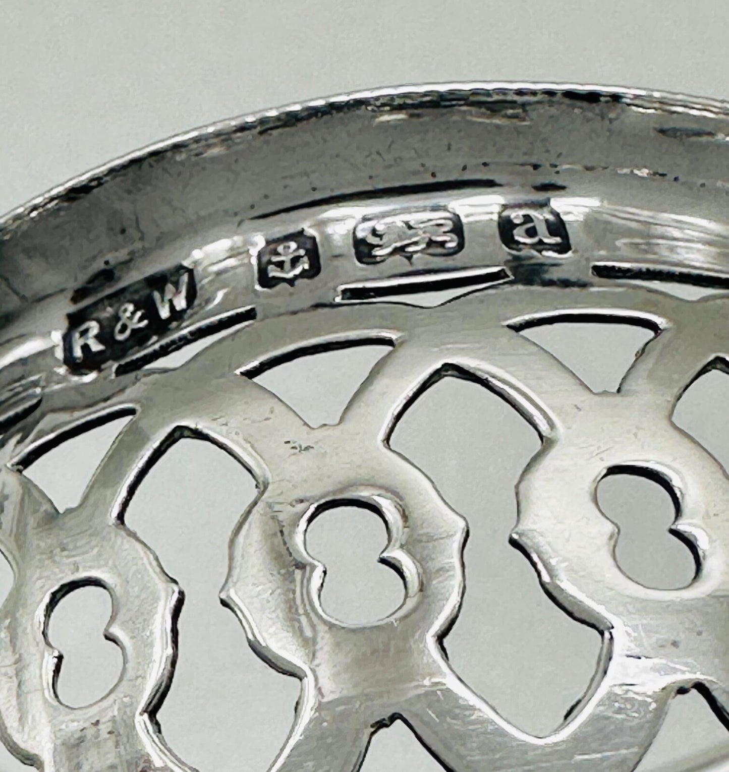 Antique Silver Napkin Ring, Birmingham 1900 by Reynolds & Westwood