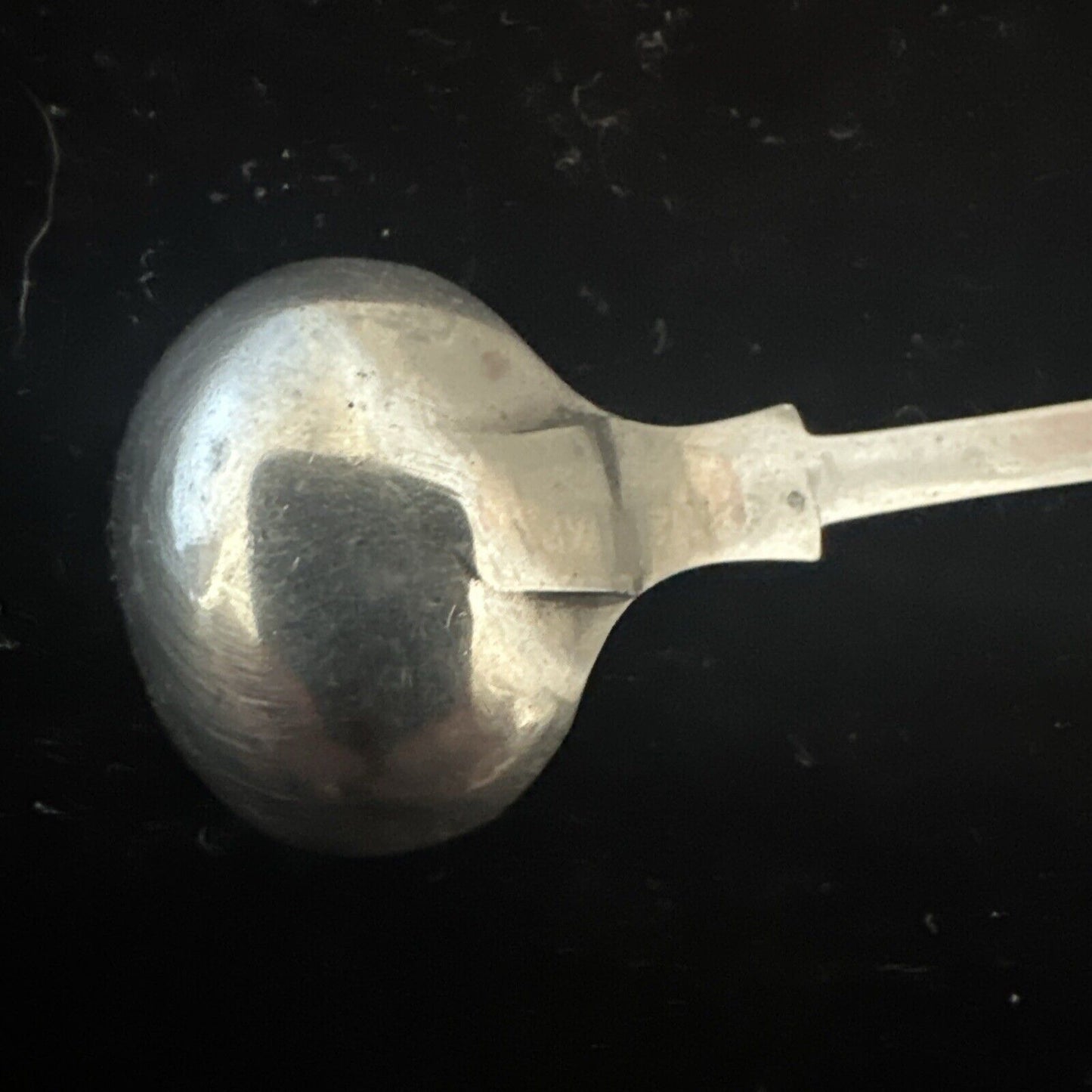 Antique Silver Plate Salt Spoon
