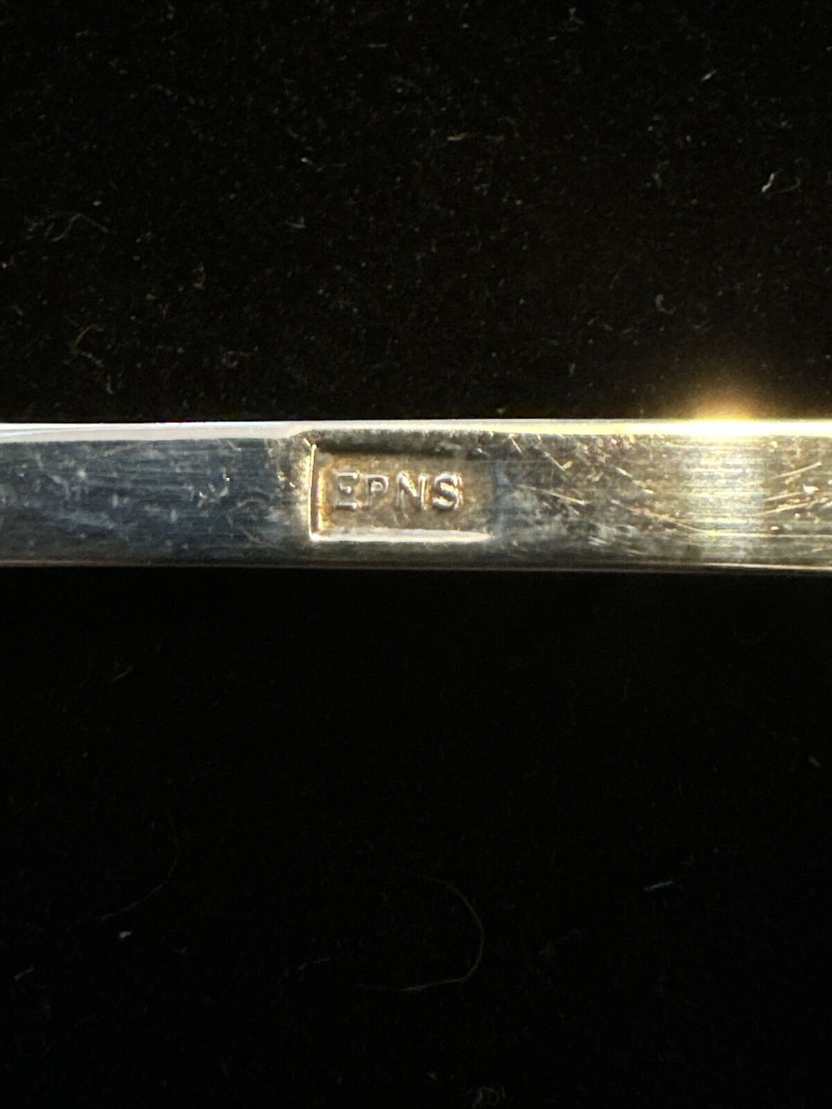 Pair Vintage Silver Plate Riffle Shotgun Shooting Teaspoons - 1990's