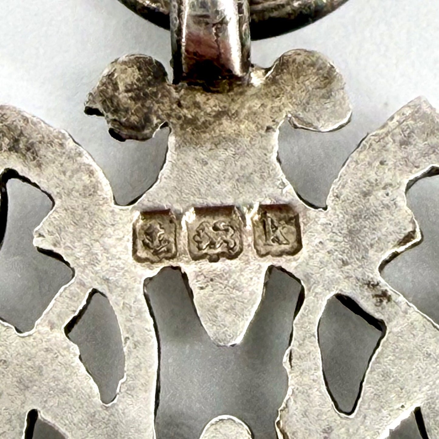 Antique Silver Fob Medal Birmingham 1909 - Tug of War - William Hair Haseler