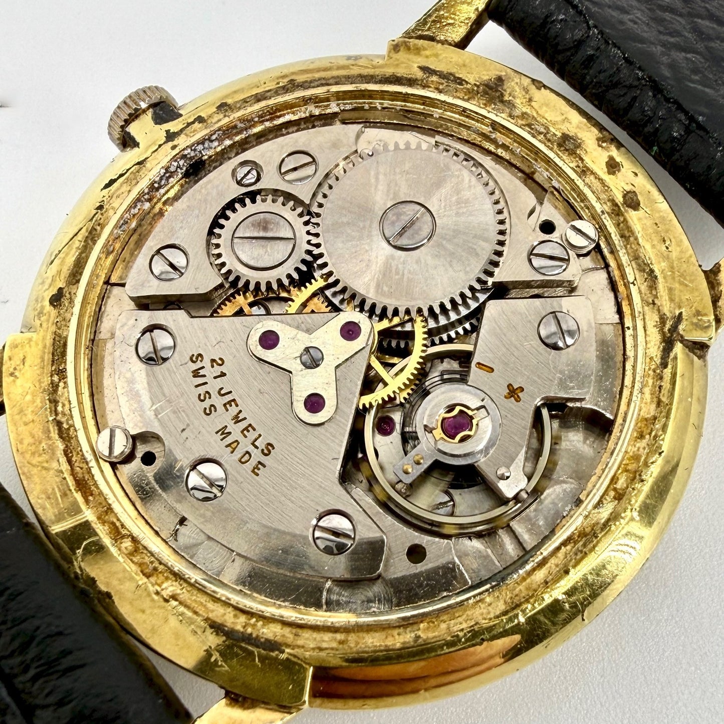 Vintage MuDu Swiss Watch – 21 Jewels – Geneva Sport 51 Movement – Extra Flat