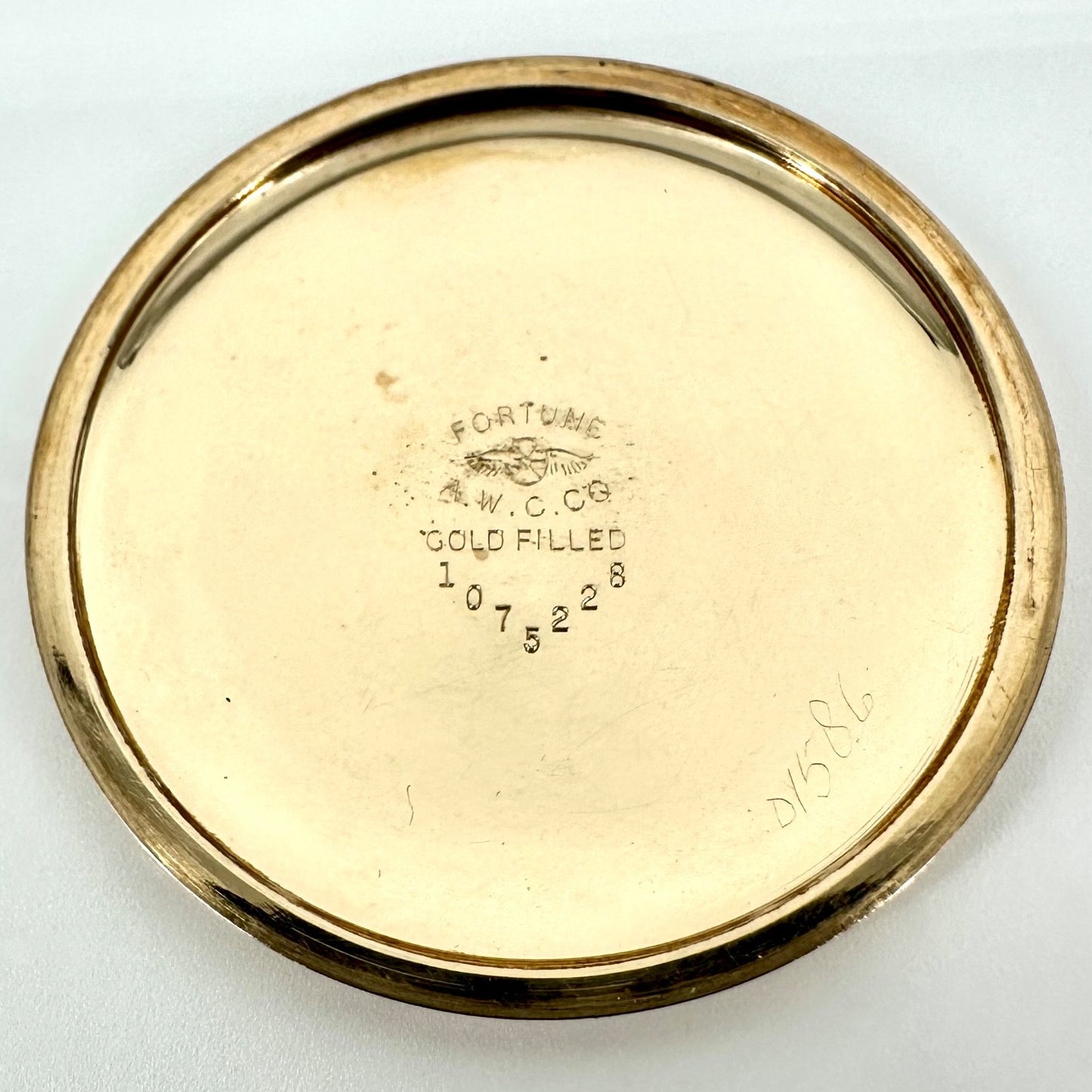 Antique Parel Watch Co. Gold Filled Pocket Watch – 17 Jewels, Adjusted, Working