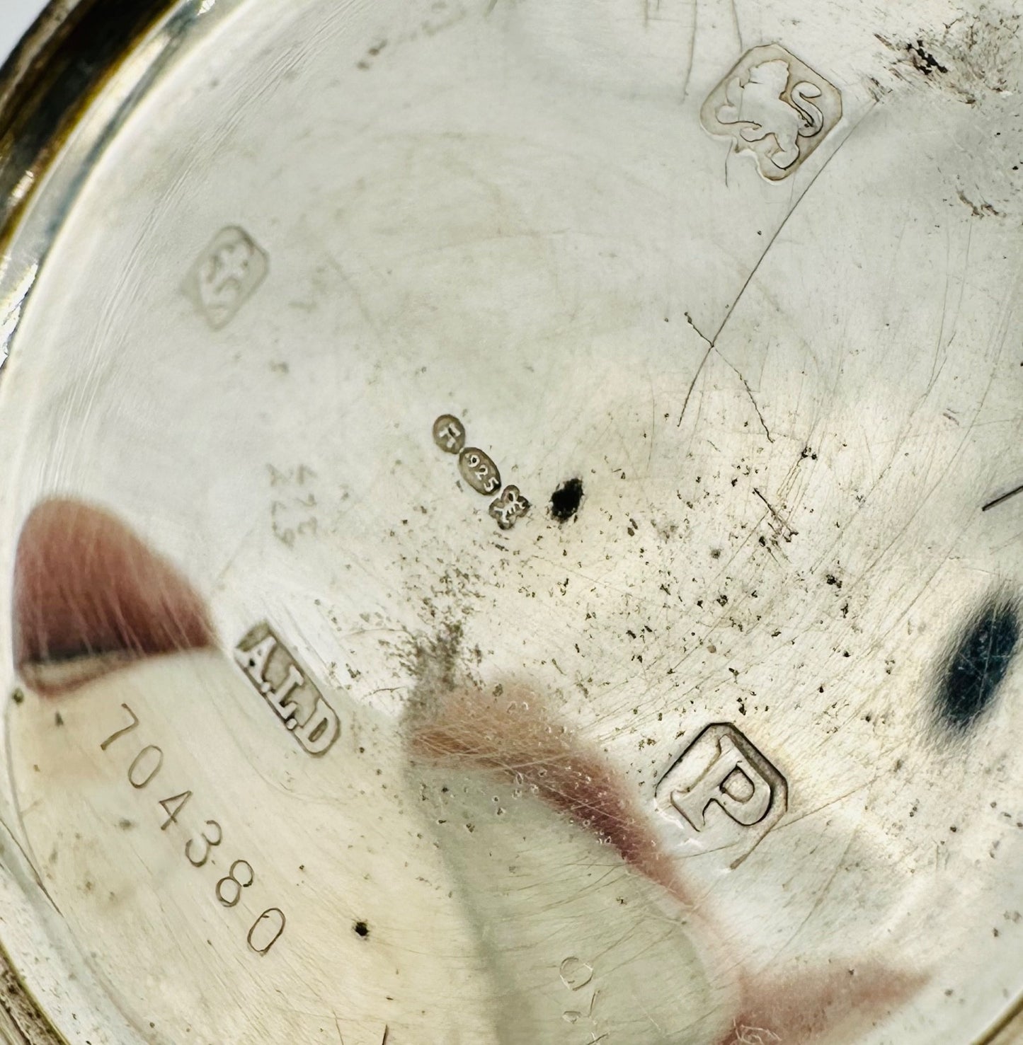 Antique Silver Dennison Cased Pocket Watch – 1939 Dublin Import Marks, 15 Jewels