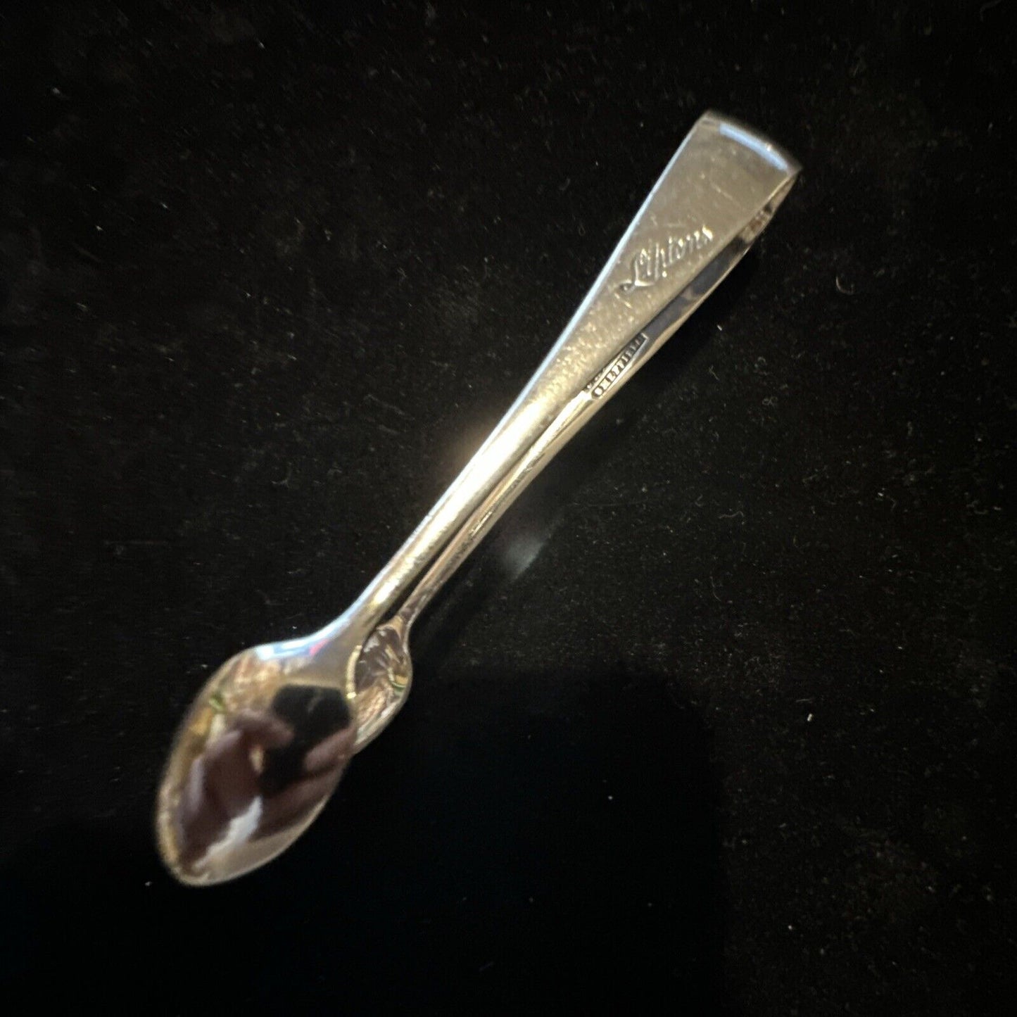 Antique Silver Plate Sugar Tongs - Liptons Branded- J H Potter