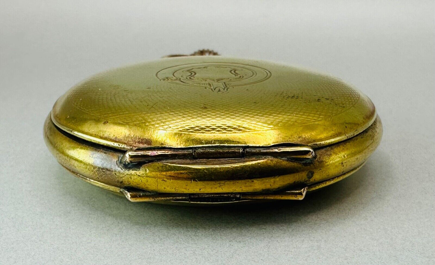 Antique Full Hunter Pocket Watch - Masonic Dial - Working
