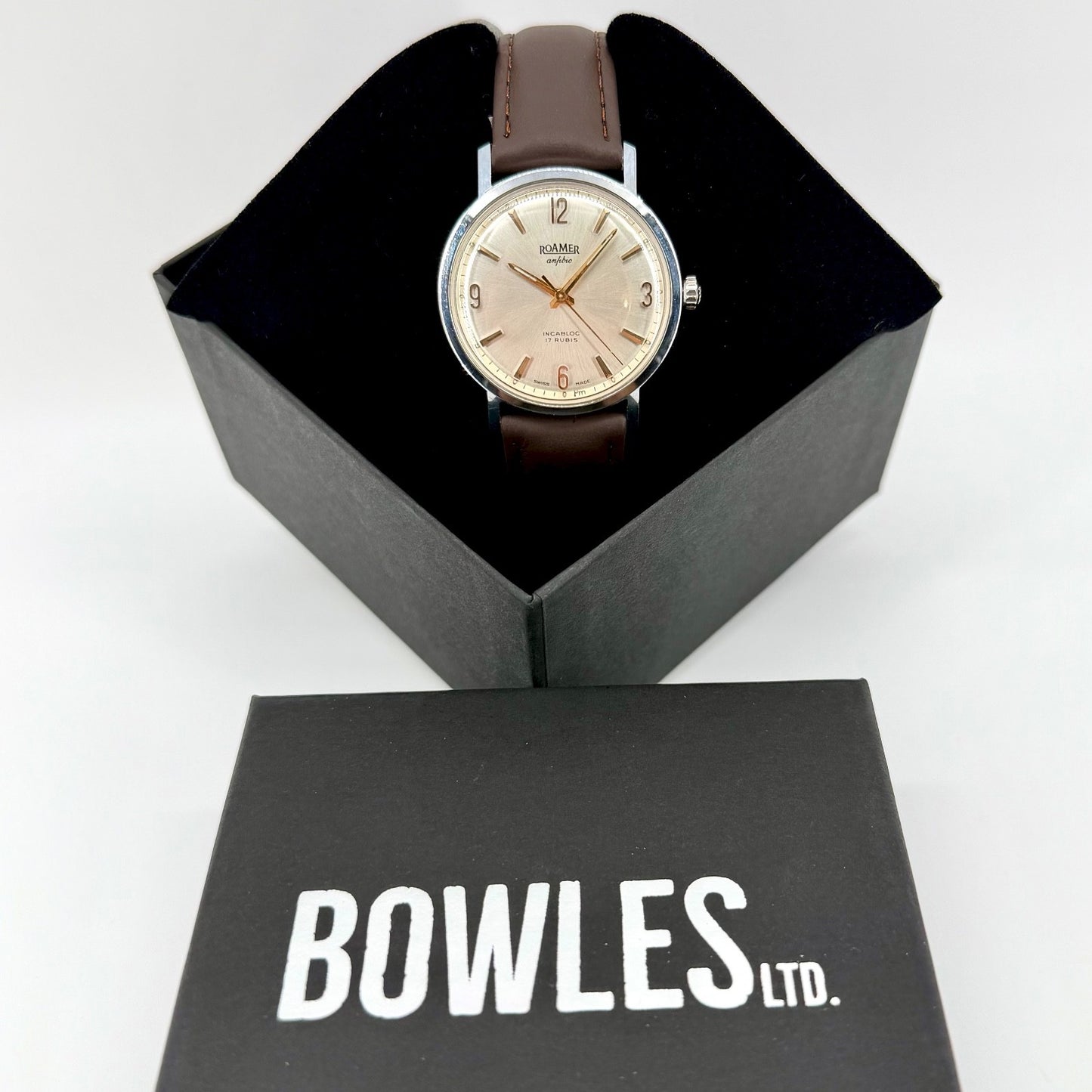 Vintage Roamer Anfibio Gents Mechanical Watch – 1960s – MST 414 – Working