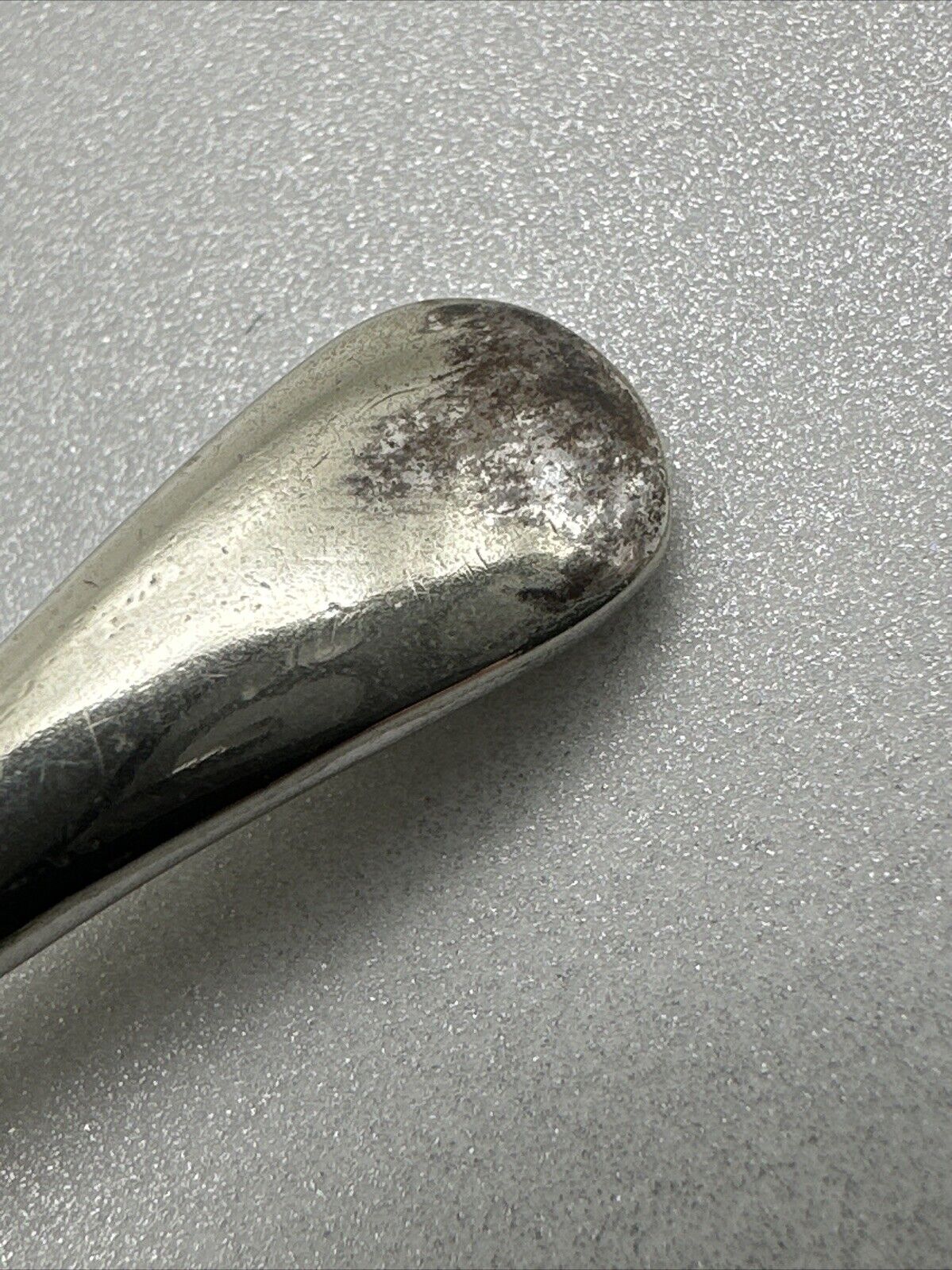 Antique Silver Plated Salt Spoon