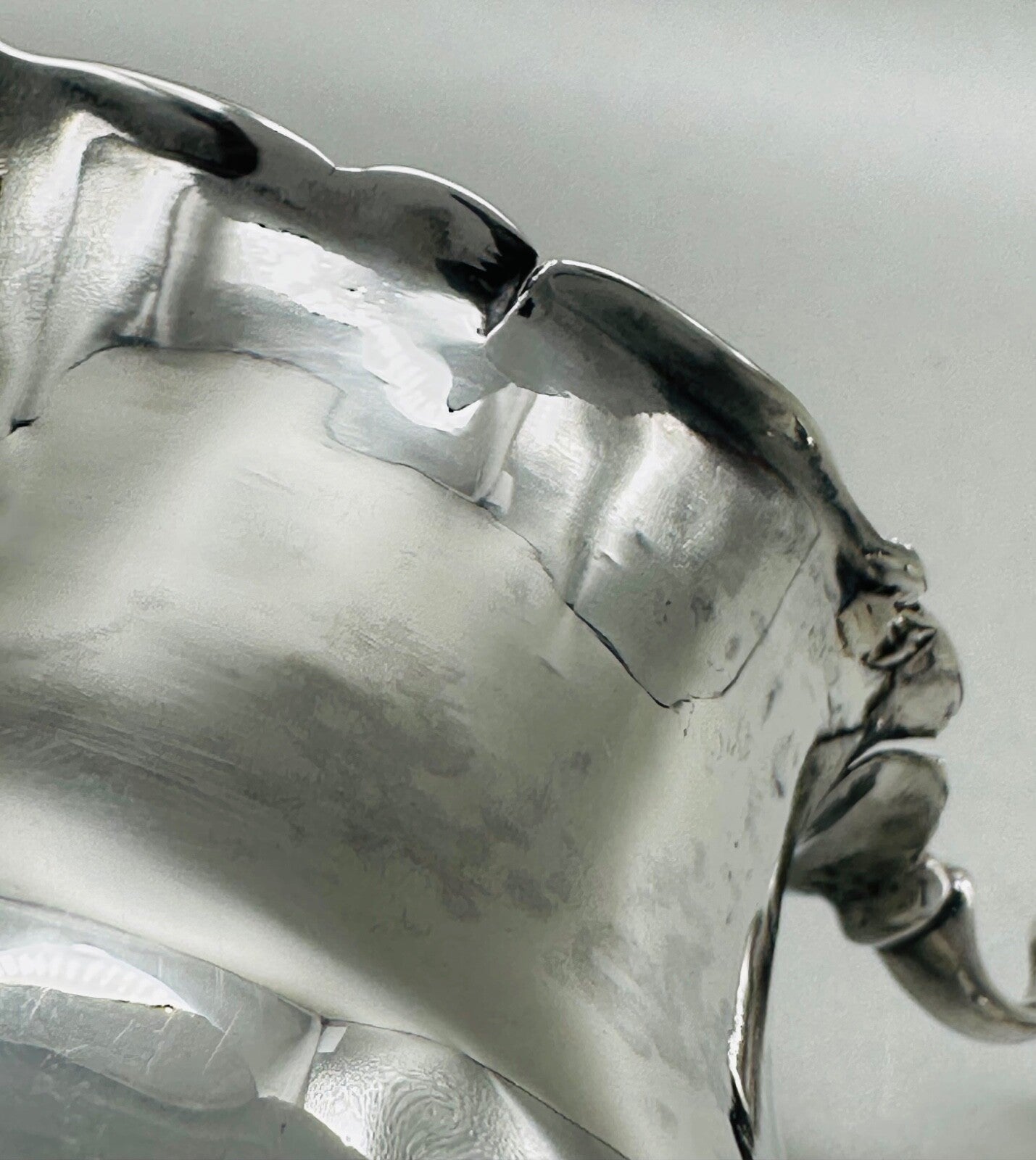 Antique Georgian Silver Cream Jug - London Hallmarks