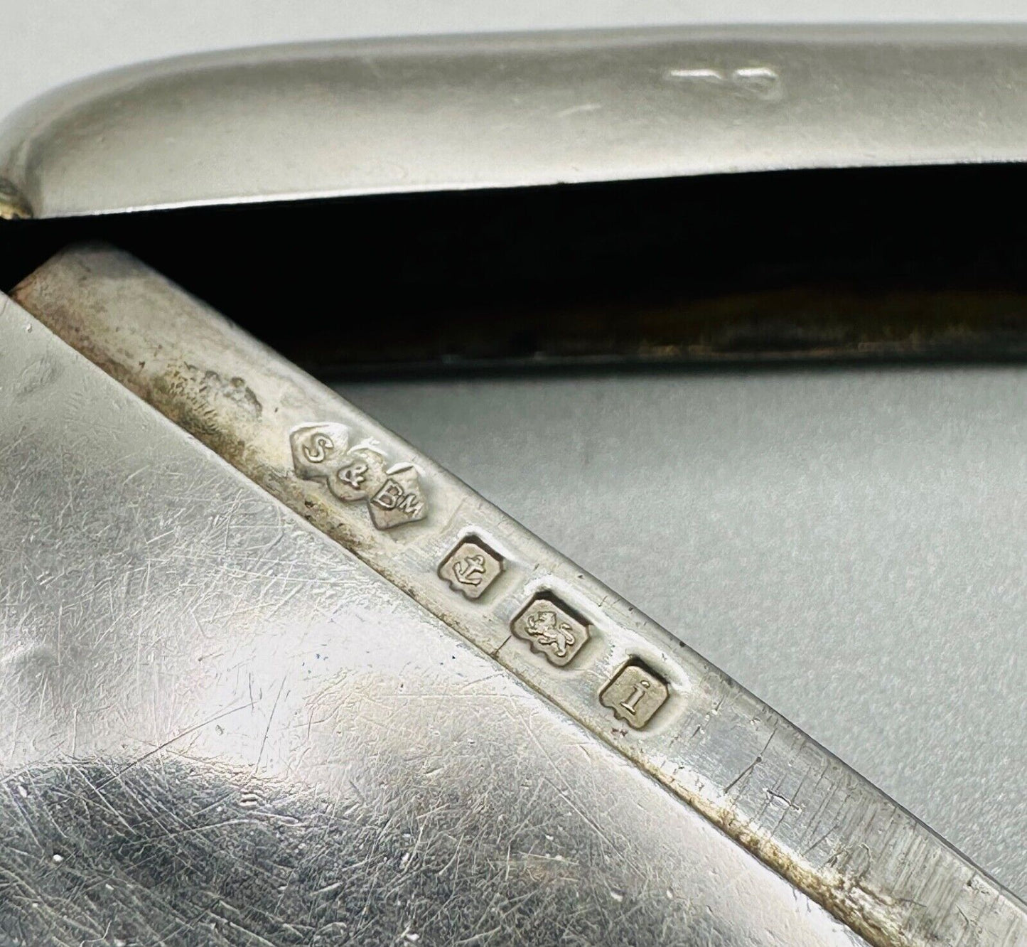 Antique Silver Vesta Case - Smith & Bartlam - Birmingham 1908
