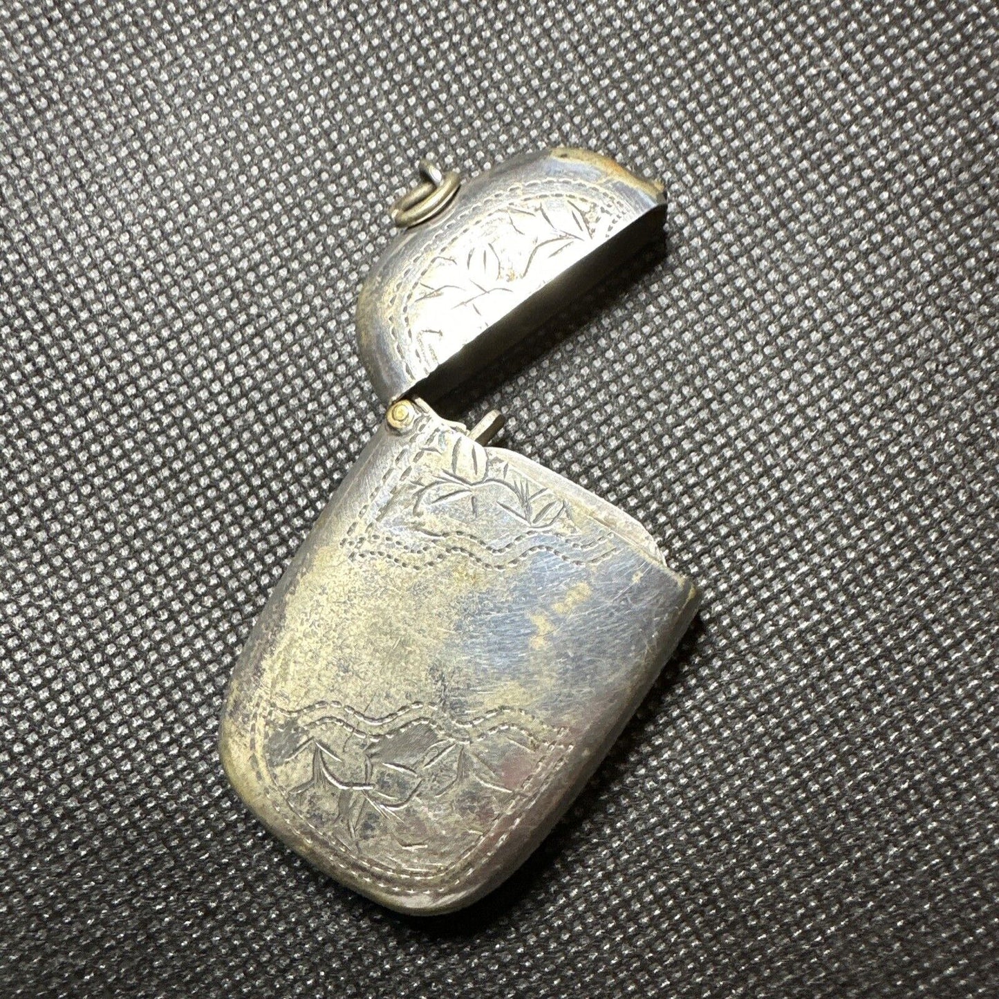 Antique Silver Plate Vesta Case - EPNS