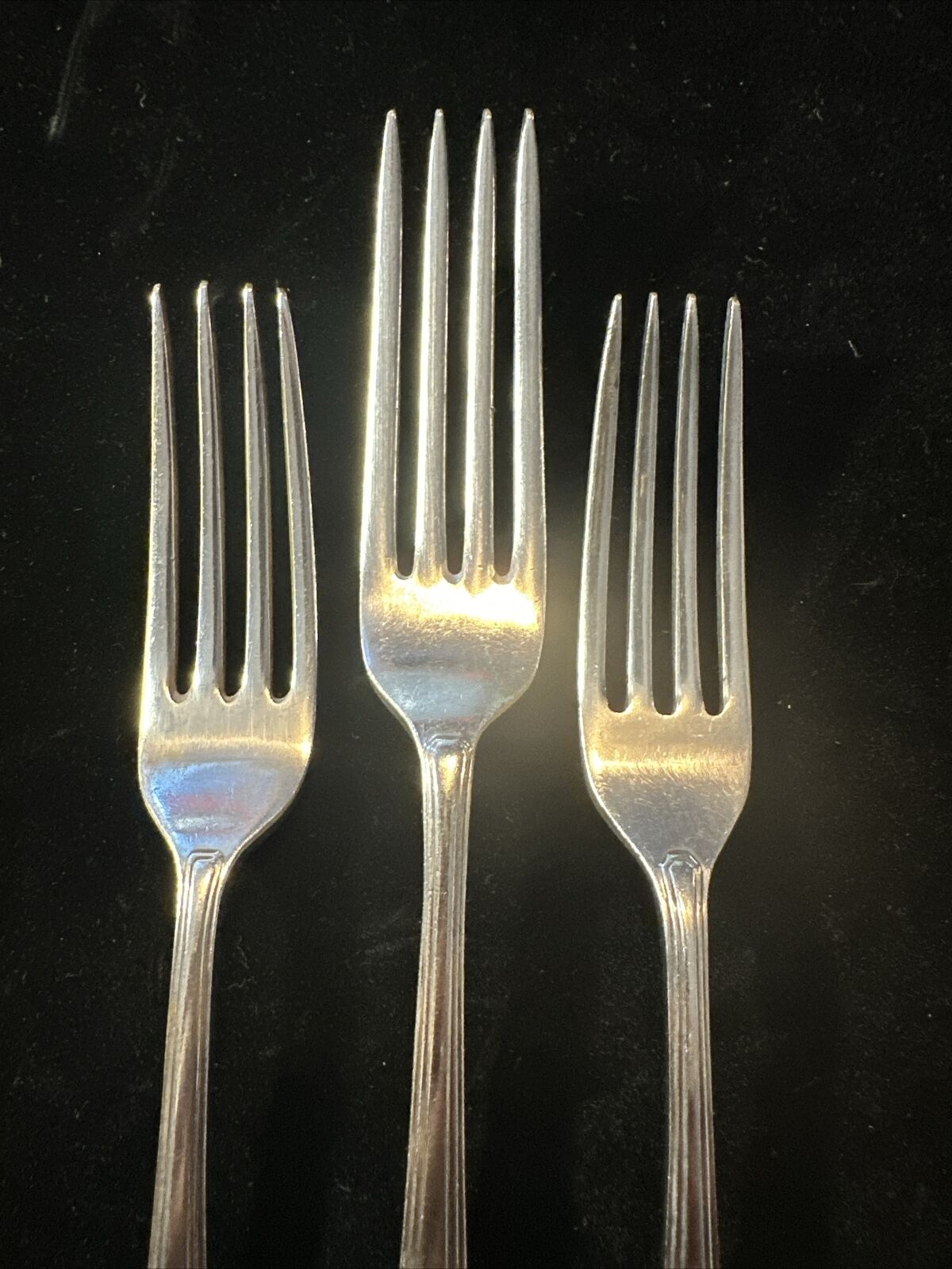 3 Silver Plated Forks - Mappin & Webb - Mappin Plate
