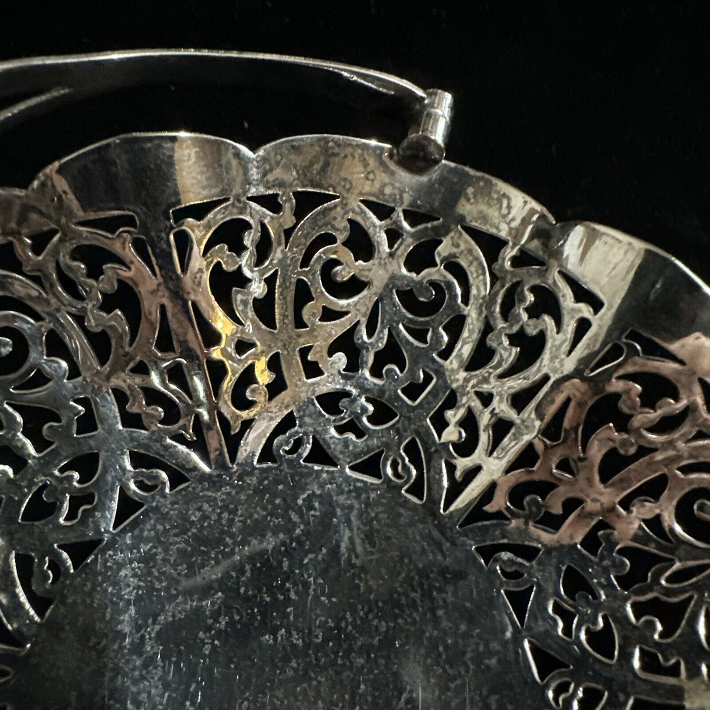 Antique Silver Plate Bon Bon Dish - Lancelott Plate