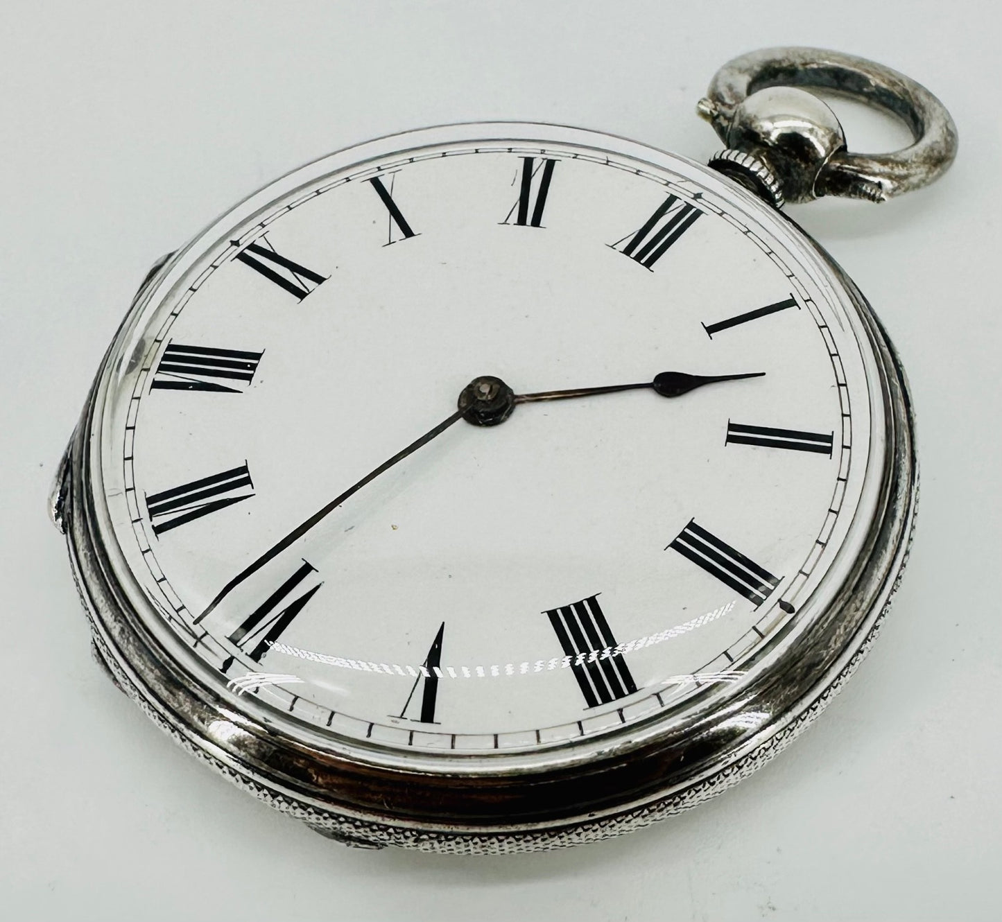 Antique Silver Cased Stauffer Pocket Watch – Working – W.W. Nichols c.1880s