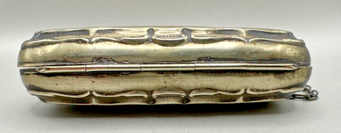 Antique "F.D.L" Silver Plated EPNS Ladies Purse