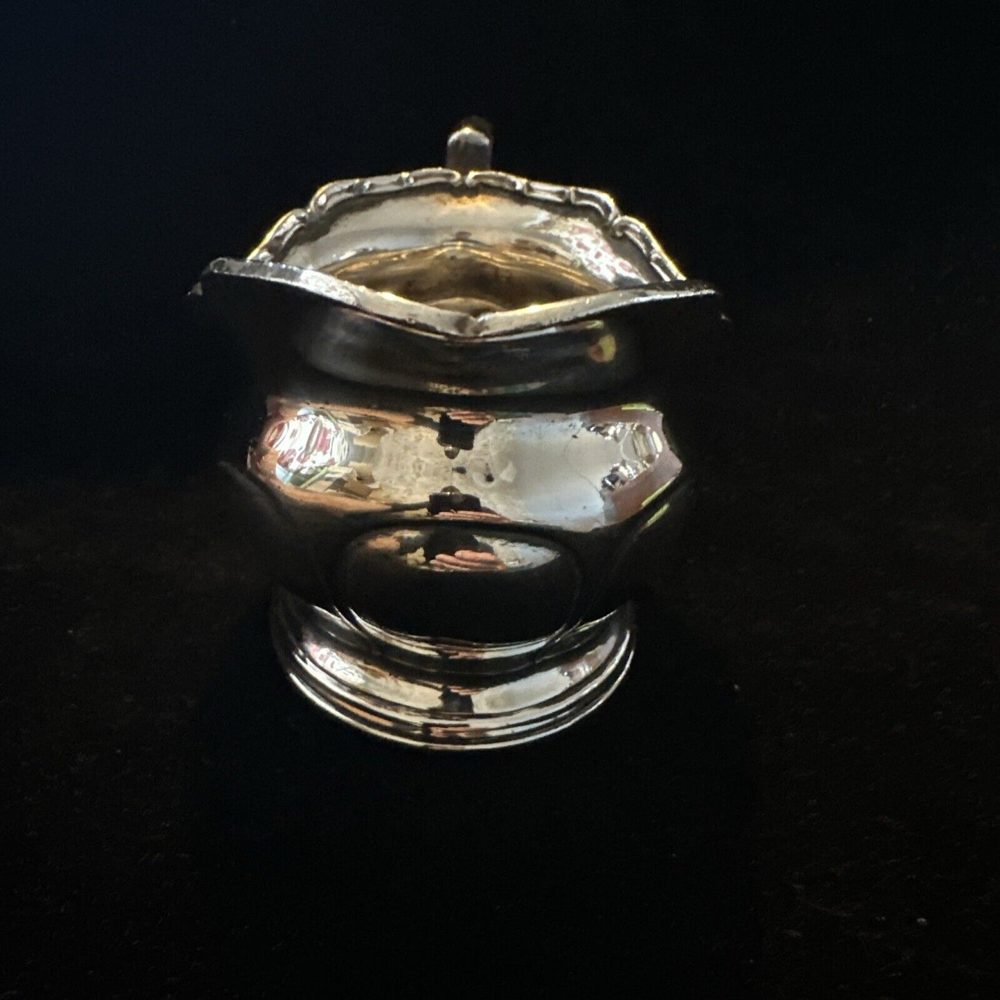 Antique Silver Plate Gravy Sauce Boat - 19th Century - Hawksworth, Eyre & Co