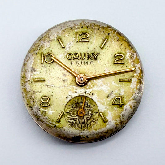 Felsa 722 “Cauny Prima” Watch Movement & Dial - 15 Jewel - Working