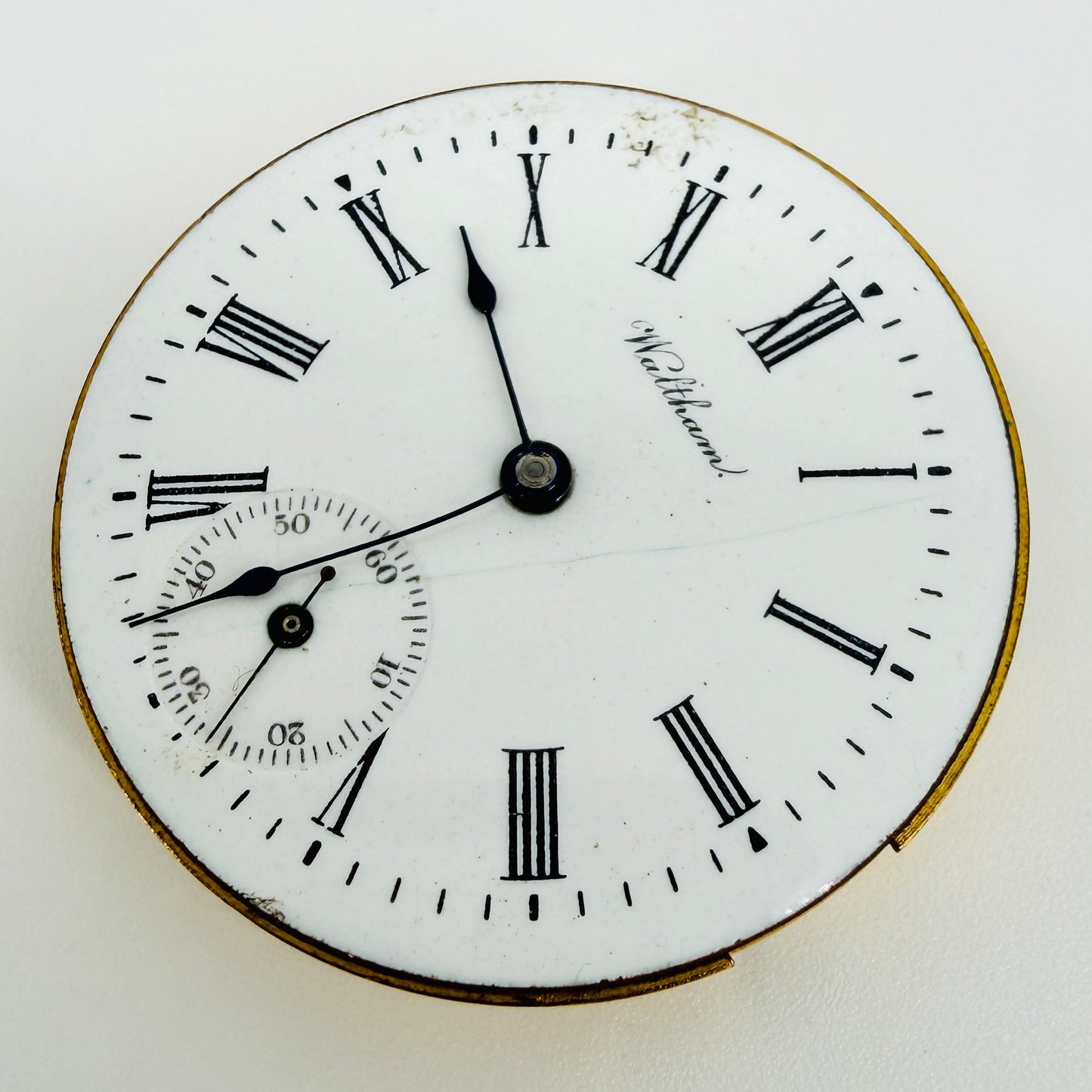 Antique Waltham Pocket Watch Movement - Seaside Grade 0s Model 1891 – Spares / Repair