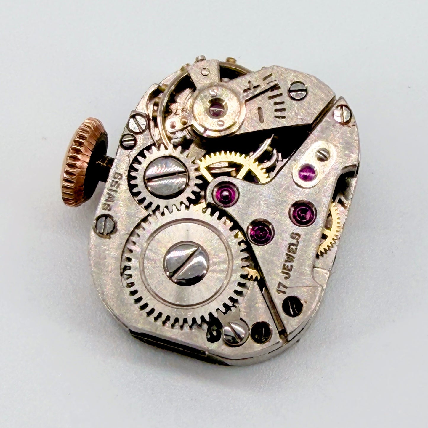 Vintage Sully Gold Plated Ring Watch – AS 976 – 17 Jewels – Working