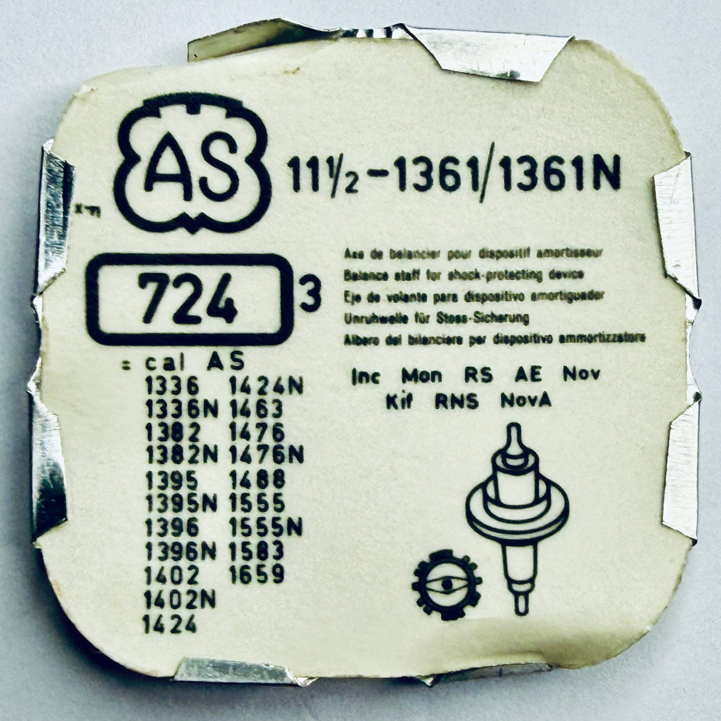 AS 1361 / 1361N – Balance Staff Inca - 724