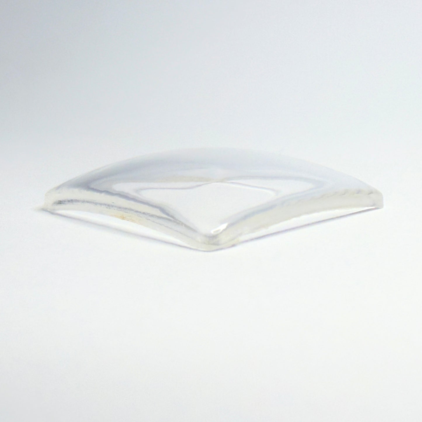 Square - Bottom Edge Curved (Both Sides) - G-S Flexo Acrylic Watch Crystals - Vintage New Old Stock