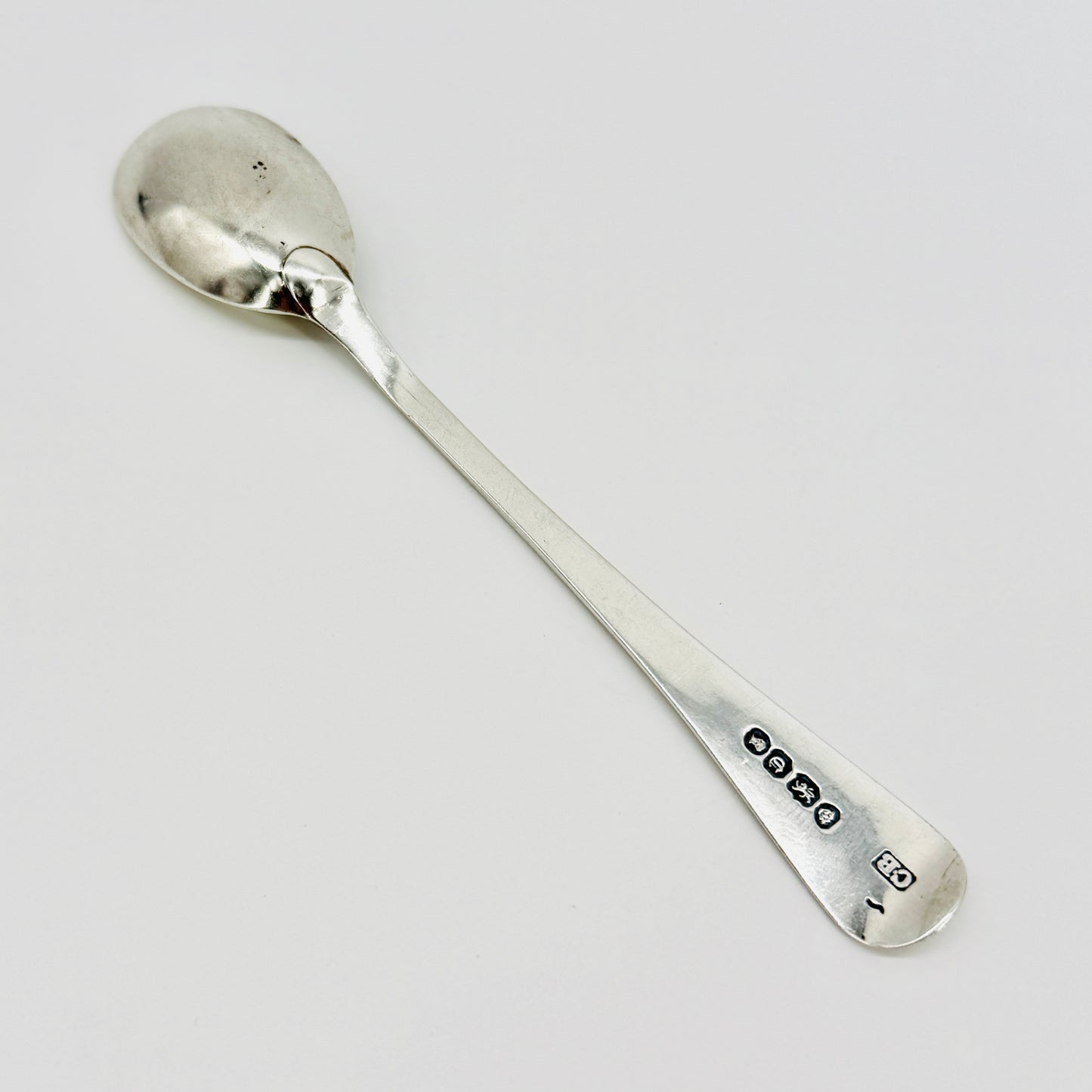 Antique Sterling Silver Mustard Spoon - London 1838 Charles Boyton