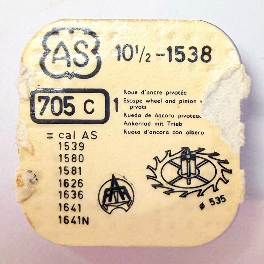 AS 1538 – Escape Wheel - 705 C