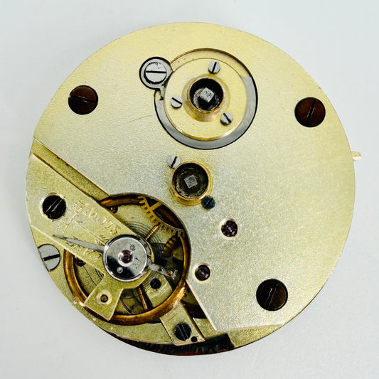 Antique Swiss Pocket Watch Movement - 34.2mm - Working