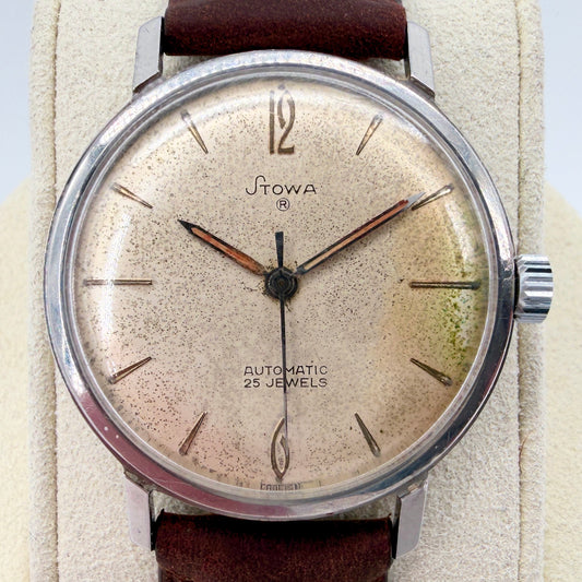 Vintage Stowa Automatic Watch - 25 Jewels - P.U.W 1260 - c.1960s