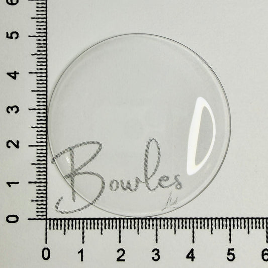 Antique Pocket Watch Crystal – 50.2 mm – Round High Dome – Mineral Glass