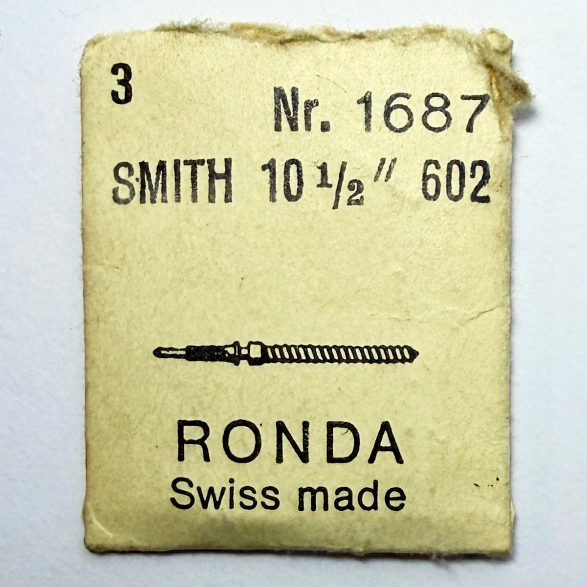 Smith 602 - Winding Stem - Ronda No.1687