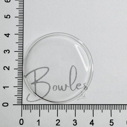 Antique Pocket Watch Crystal – 40.5 mm – Round Flat Top – Mineral Glass