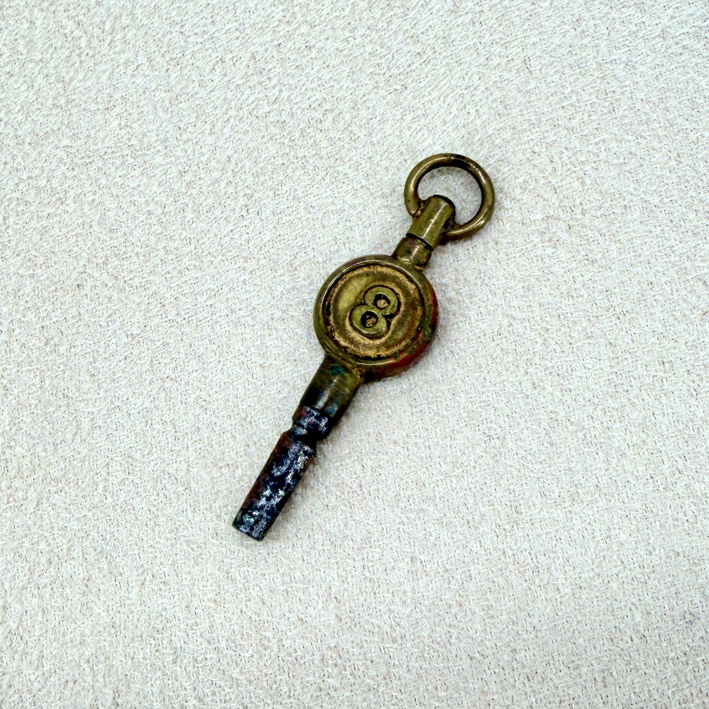 Antique Pocket Watch Winding Key – 1.7mm Square – c.19th Century