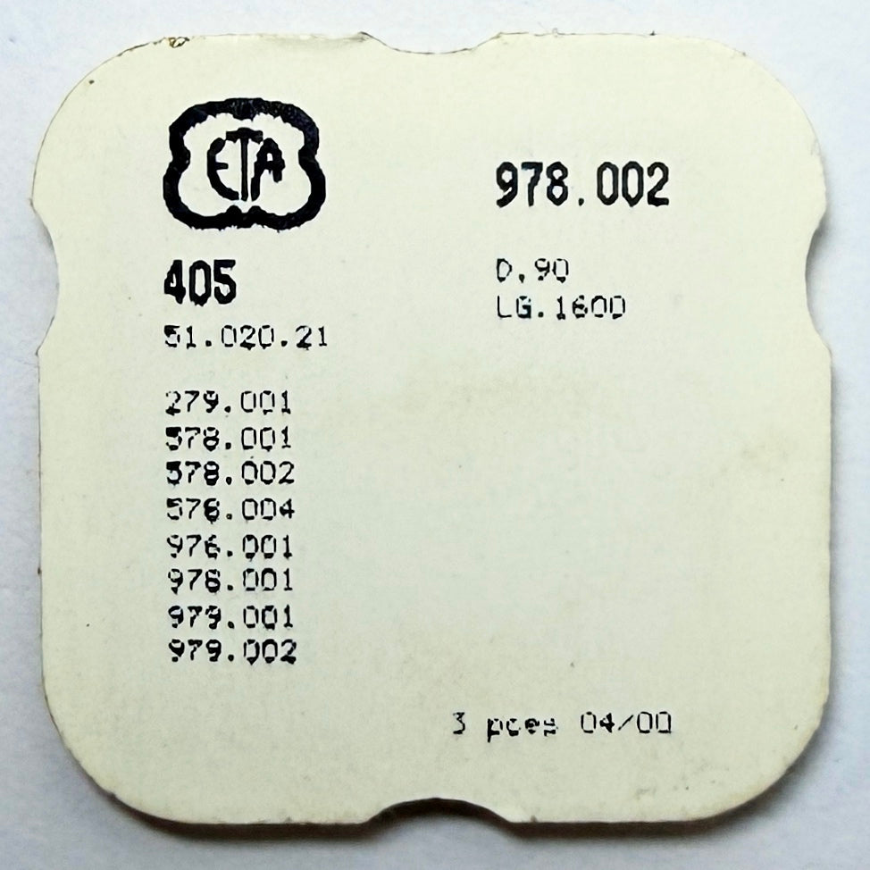 ETA 978.002 - Winding Stem - 405 (51.020.21)