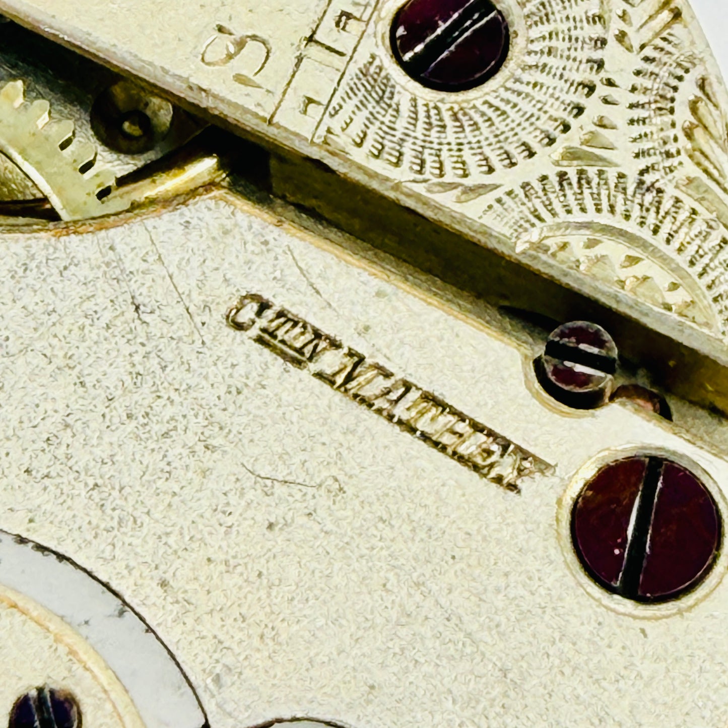 Antique Constantin Mathey Pocket Watch Movement - 36.3mm - Spares / Repair