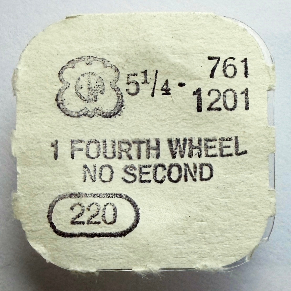 ETA 761 / 1201 - Fourth Wheel (No Second) - 220