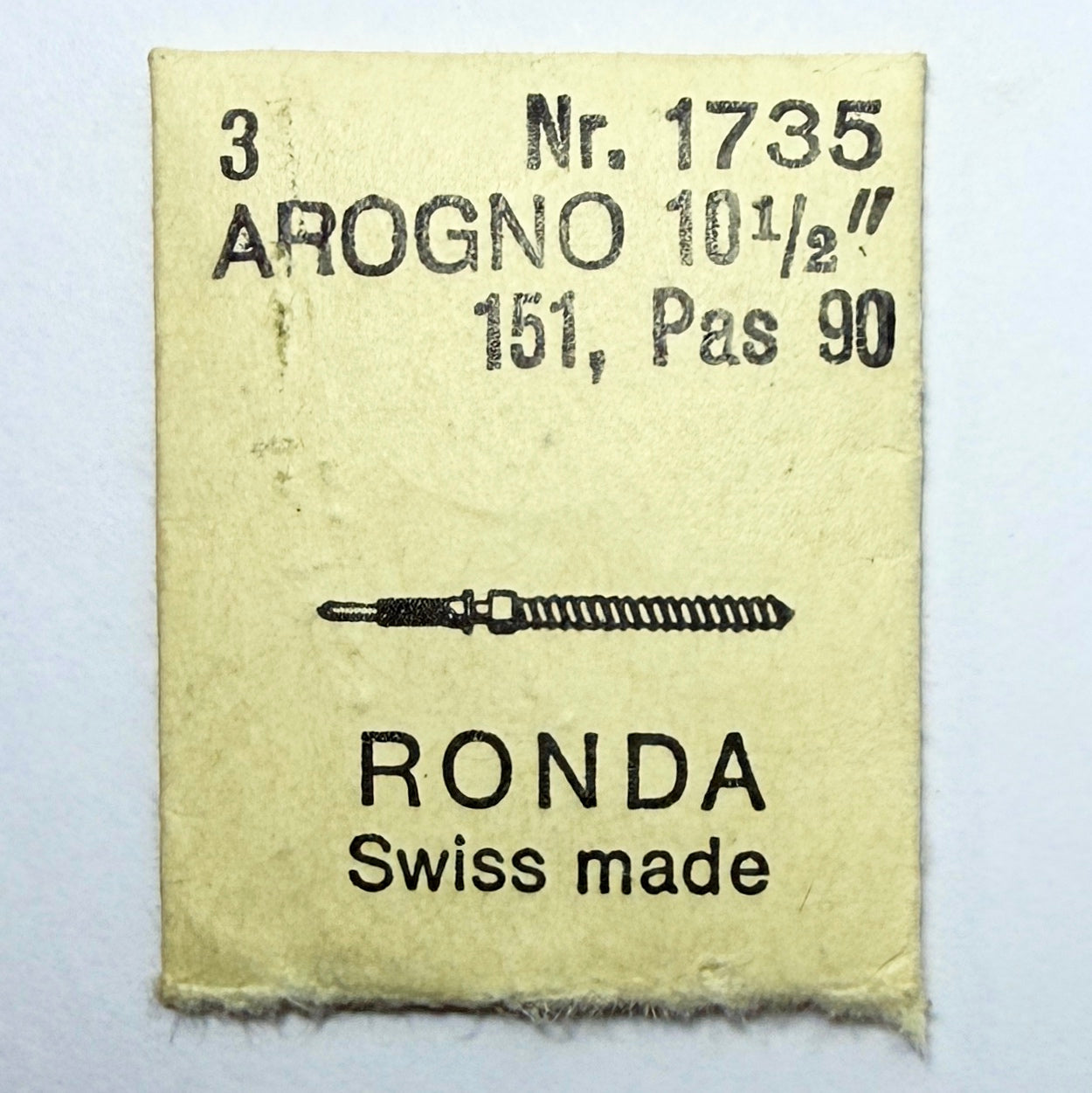 Arogno 151 - Winding Stem - Ronda 1735