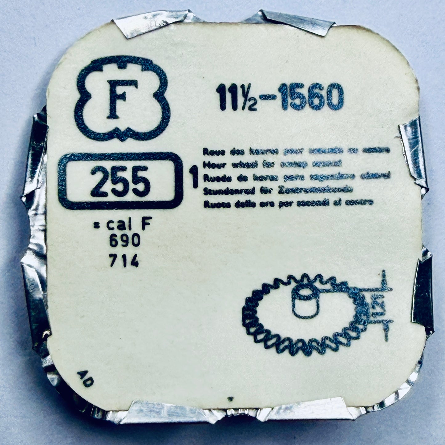 Felsa 1560 – Hour Wheel, Height 1.21mm - 255