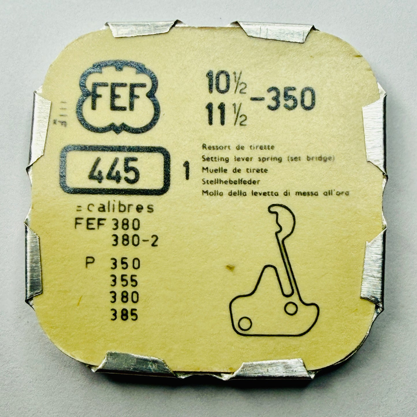 FEF 350 – Setting Lever Spring (445)