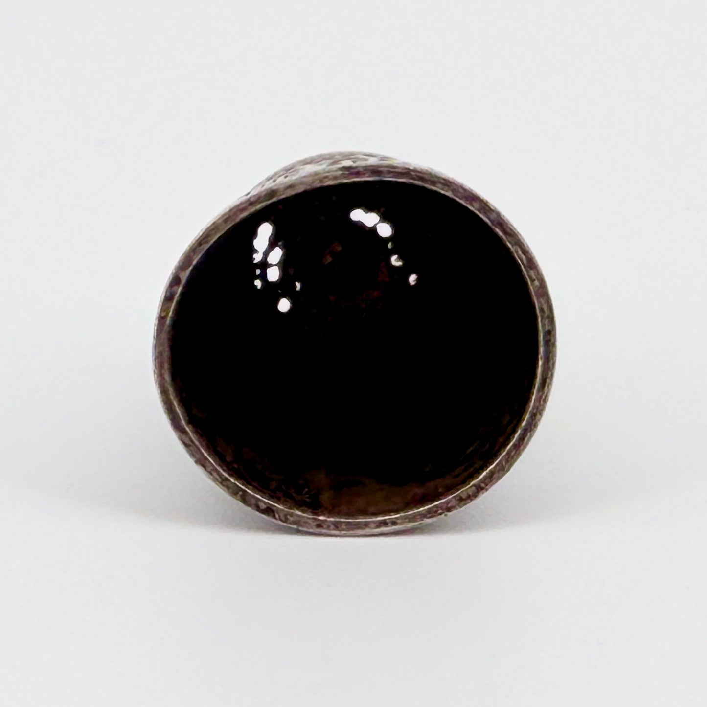 Vintage Sterling Silver Thimble – "THE SPA" – H.G. & S.