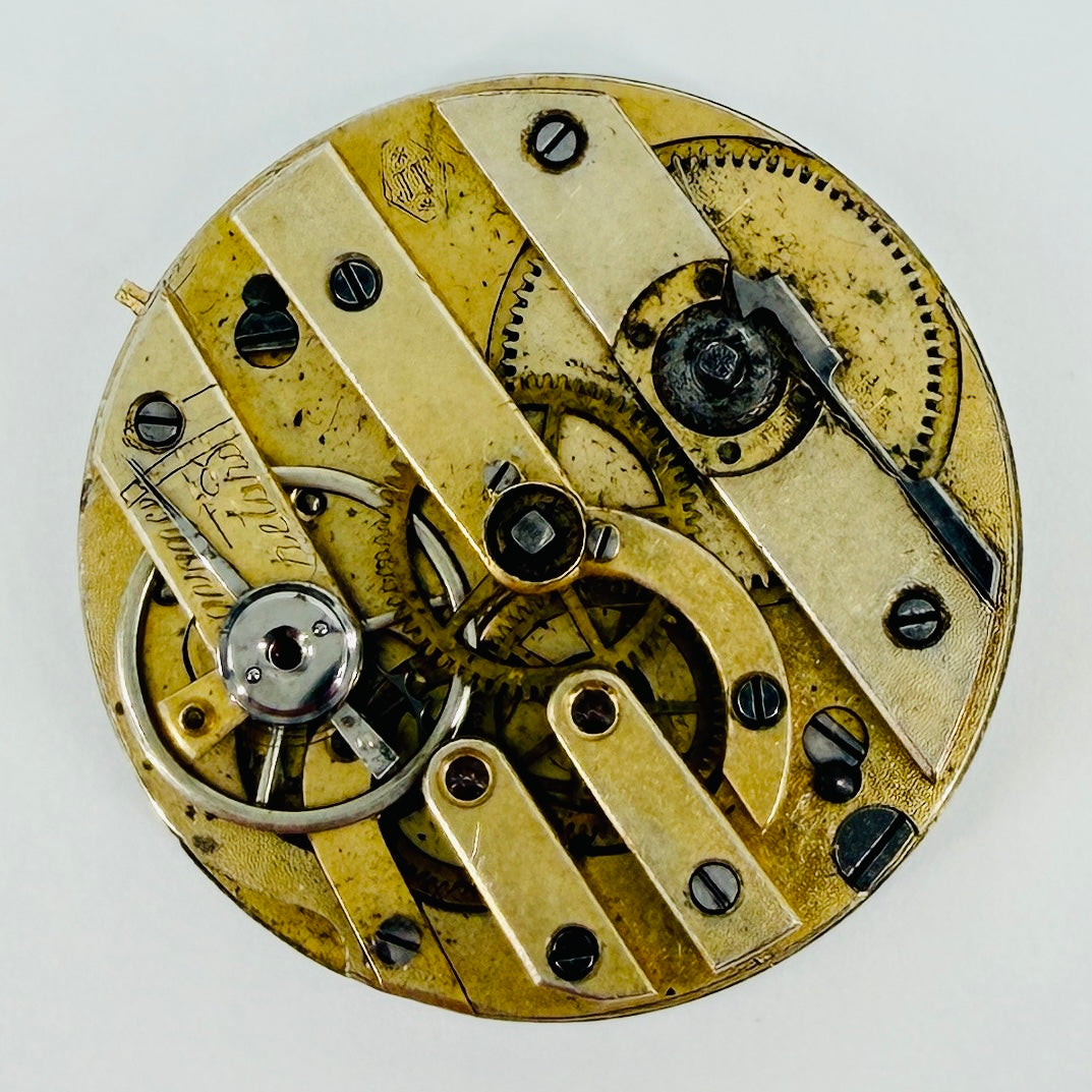 Antique AUZOL A La Rochelle Pocket Watch Movement - 27.3mm – Spares / Repair