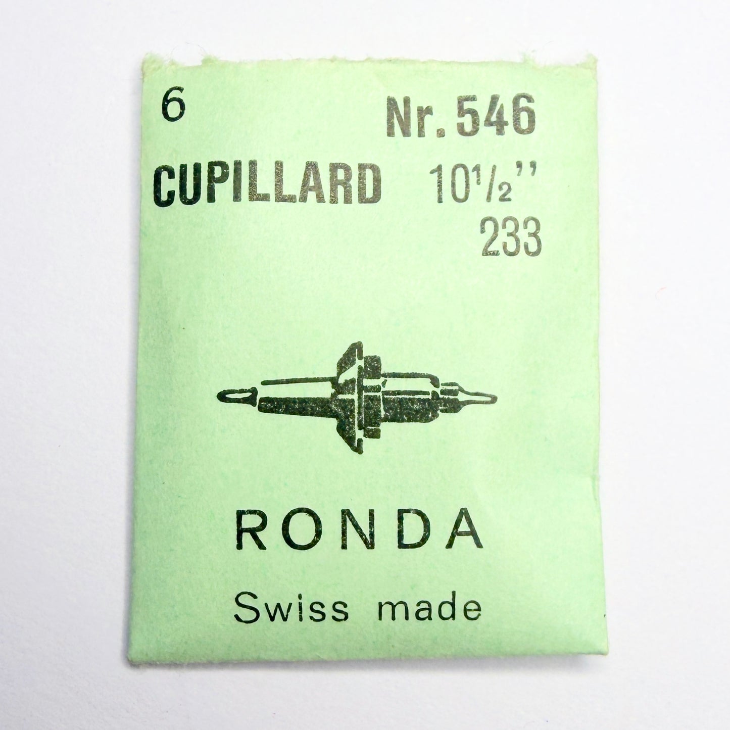 Cupillard 10½''' 233 - Balance Staff - Ronda No.546