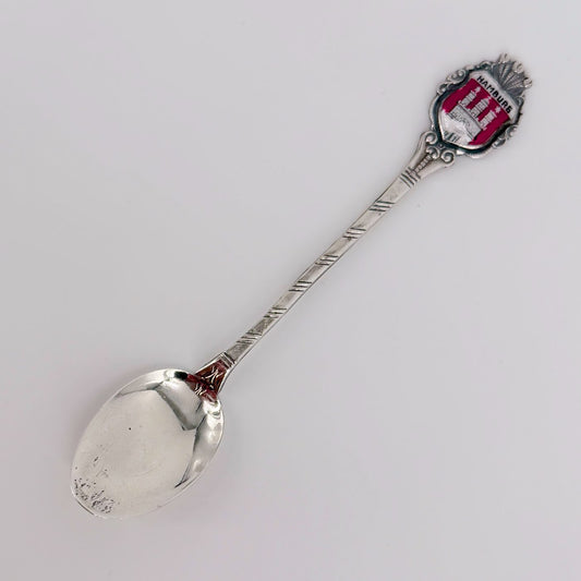 Antique German Silver Hamburg Souvenir Teaspoon - image 2