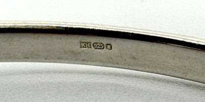 Kit Heath 925 Sterling Silver Amethyst Bangle – Edinburgh Hallmark