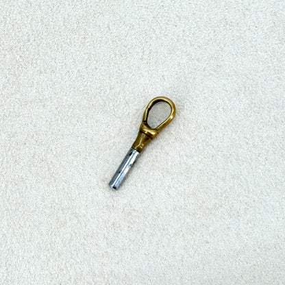 Antique Pocket Watch Winding Key with Spring Clasp Clip – 1.6mm