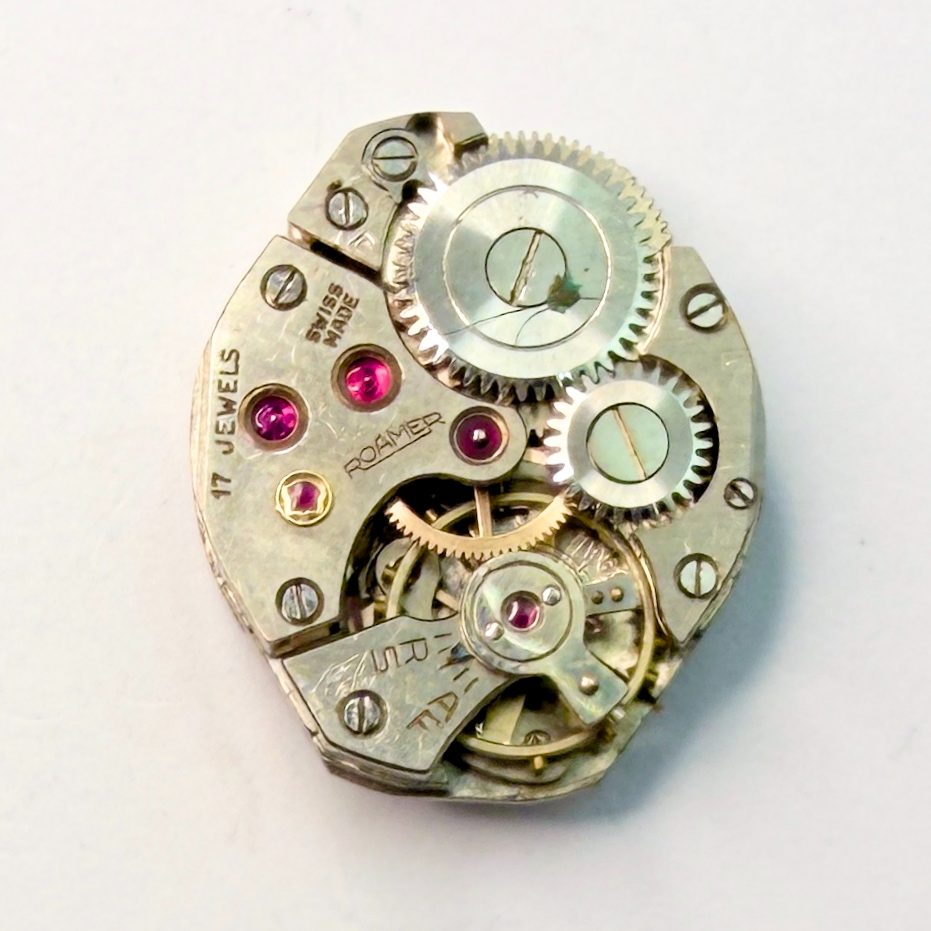 Roamer MST 396 Manual Wind Watch Movement – 17 Jewels (For Spares or Repair) - image 1