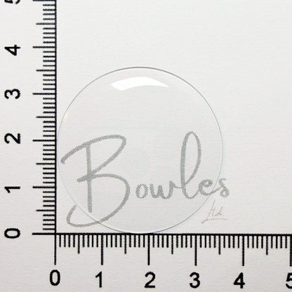 Antique New Old Stock - 35.6 mm - Round Low Dome - Mineral Glass Watch Crystal - image 1