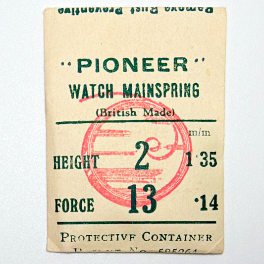 Pioneer Mainspring - H 1.35 mm × T 0.14 mm - image 1
